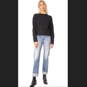 rag & bone Navy Speckled Sweater sz S